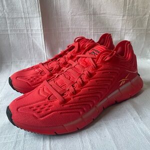 Reebok Zig Kinetica Radiant Red Gym Trainers Running Sneakers Men Size 13 EH1723